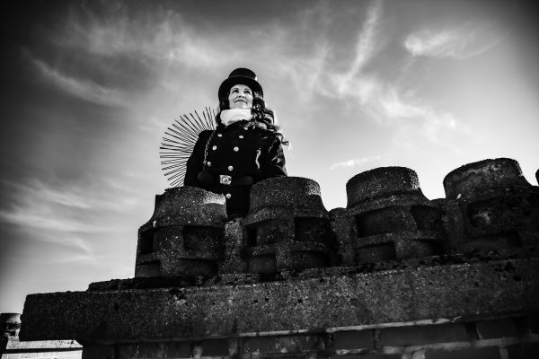 Schornsteinfegerin bei der Arbeit - Christine Reiner Fotografie