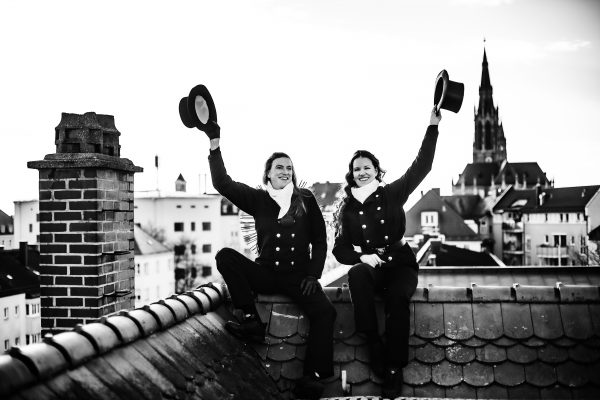 Schornsteinfegerinnen auf Münchner Dächern - Christine Reiner Fotografie